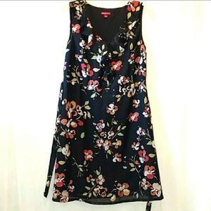 *SOLD* NWT Women'sblack floral midi dress